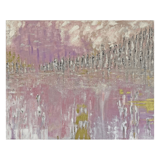 A Dreamlike Abstract Landscape in Soft Hues