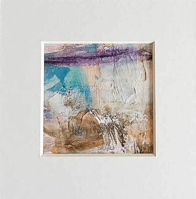 Winter's Veil - Serene Abstract Winter Artwork