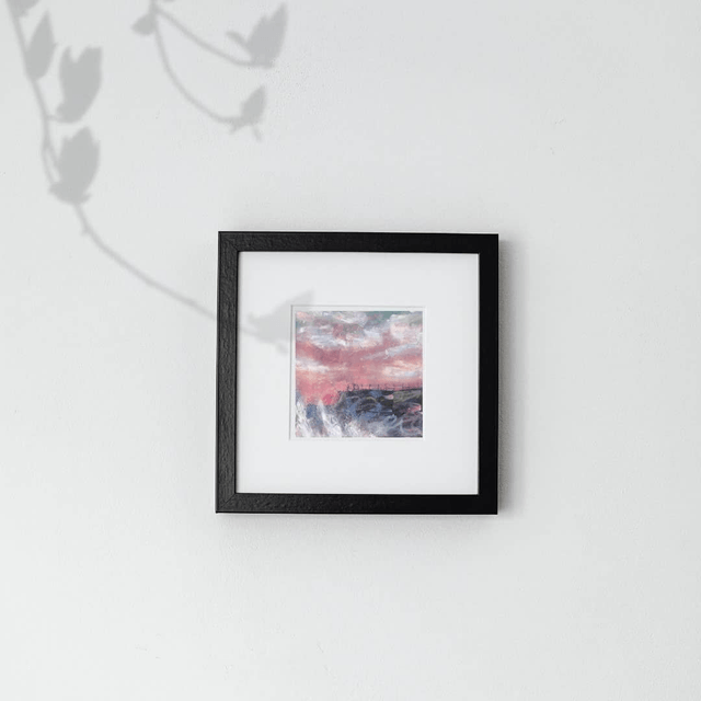 The Firth of the Clyde | "Retreat" 15cm x 15cm | Chaos of the sea fine art