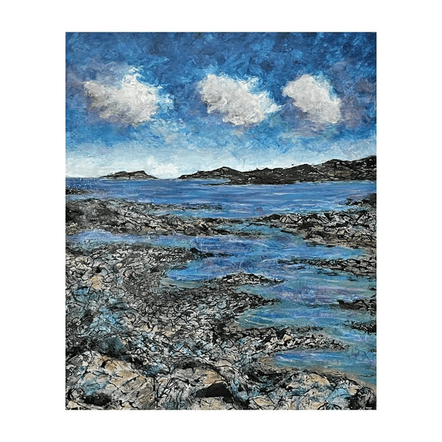 Mixed Media Artwork “Rockcliffe” Dumfries