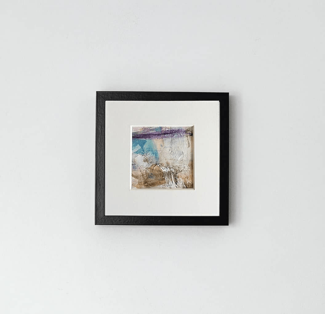 Winter's Veil - Serene Abstract Winter Artwork