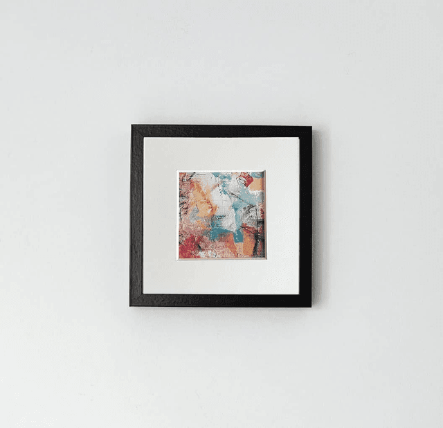 Radiant Summer Mixed Media Abstract Artwork