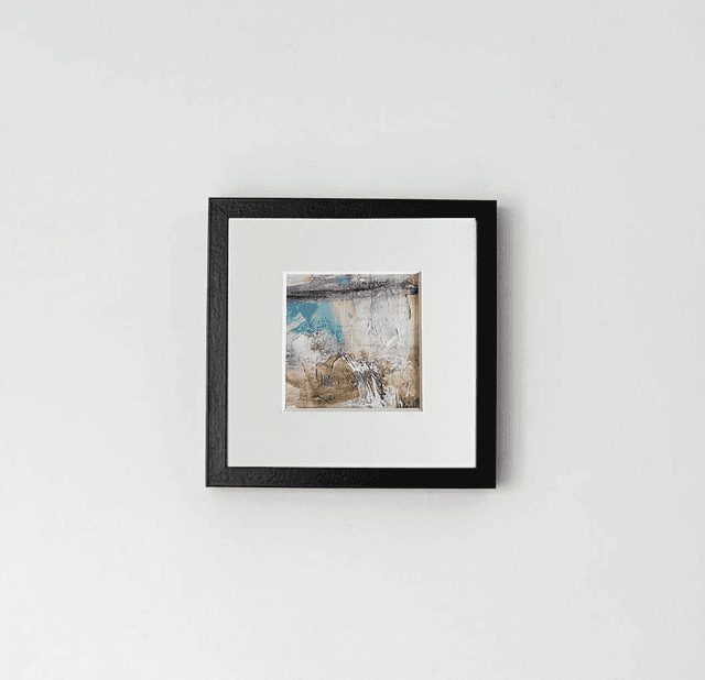 Winter&#039;s Veil - Serene Abstract Winter Artwork
